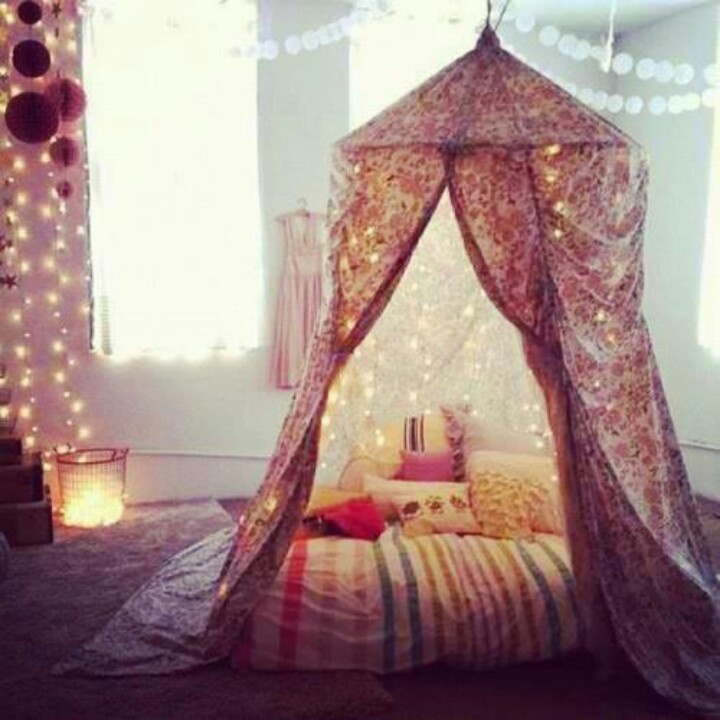 tented meditation space