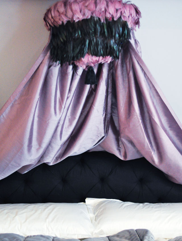 DIY Bed Canopy with <a href=