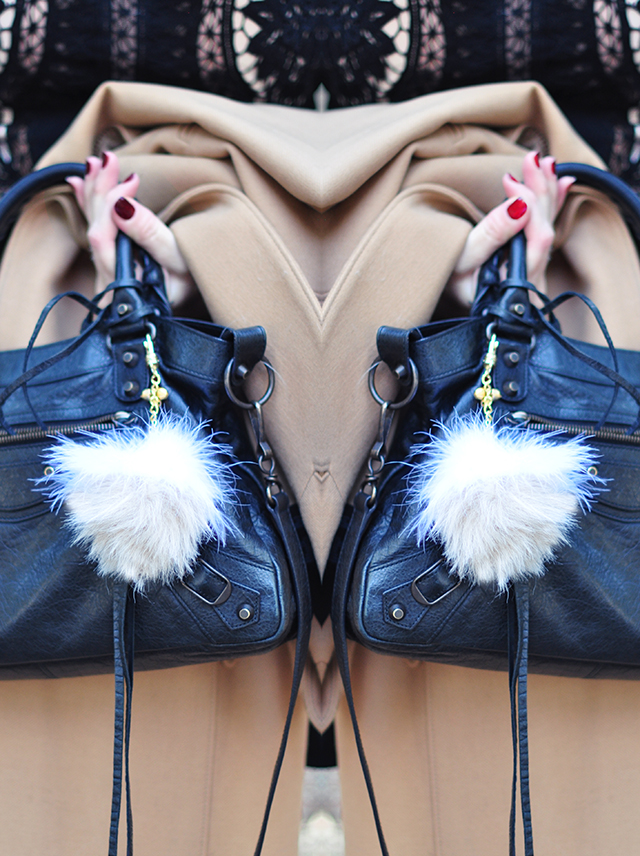 DIY Faux Fur and Feathers Bag Charms