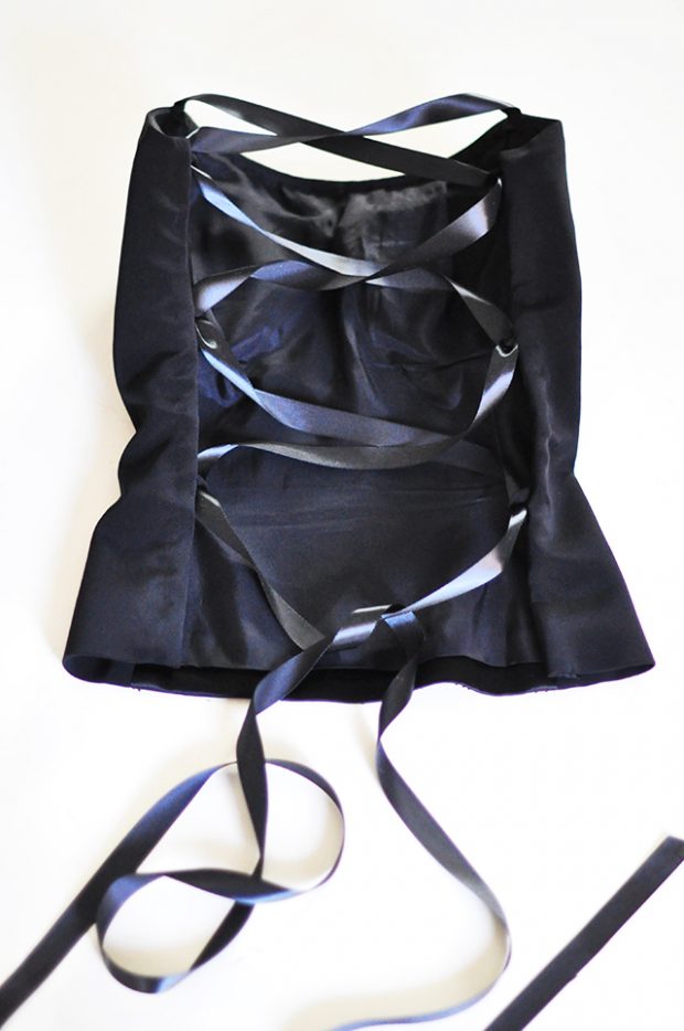 Refashion DIY // Open Back Lace Up Top love Maegan