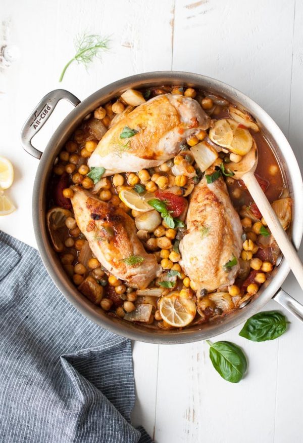 Dinner Recipe // Chicken w/ Fennel, Garbanzo Beans & Tomatoes love Maegan