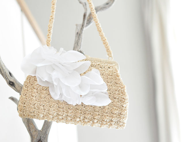 Wedding Petal Purse-bag-clutch- DIY