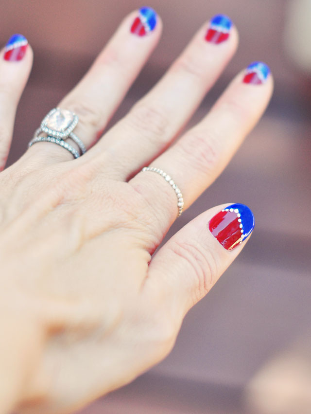 TeamUSA Spirit Fingers // 4th of July Nails love Maegan